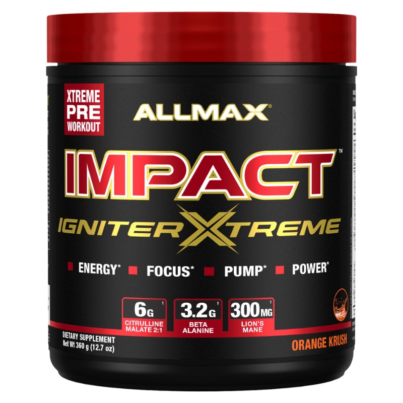 Allmax Nutrition Impact Igniter Xtreme Pre Workout Orange Krush