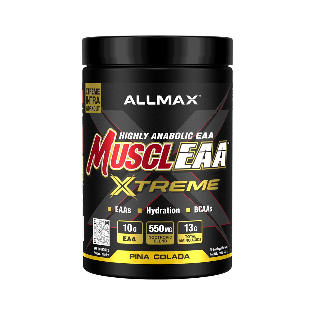 Allmax MusclEAA Xtreme 30 Servings Pina Colada – Bulldog Nutrition Canada