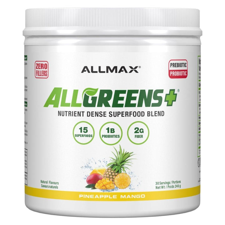 Allmax_AllGreens_30_servings_Pineapple_Mango_Bulldog_Nutrition_Canada