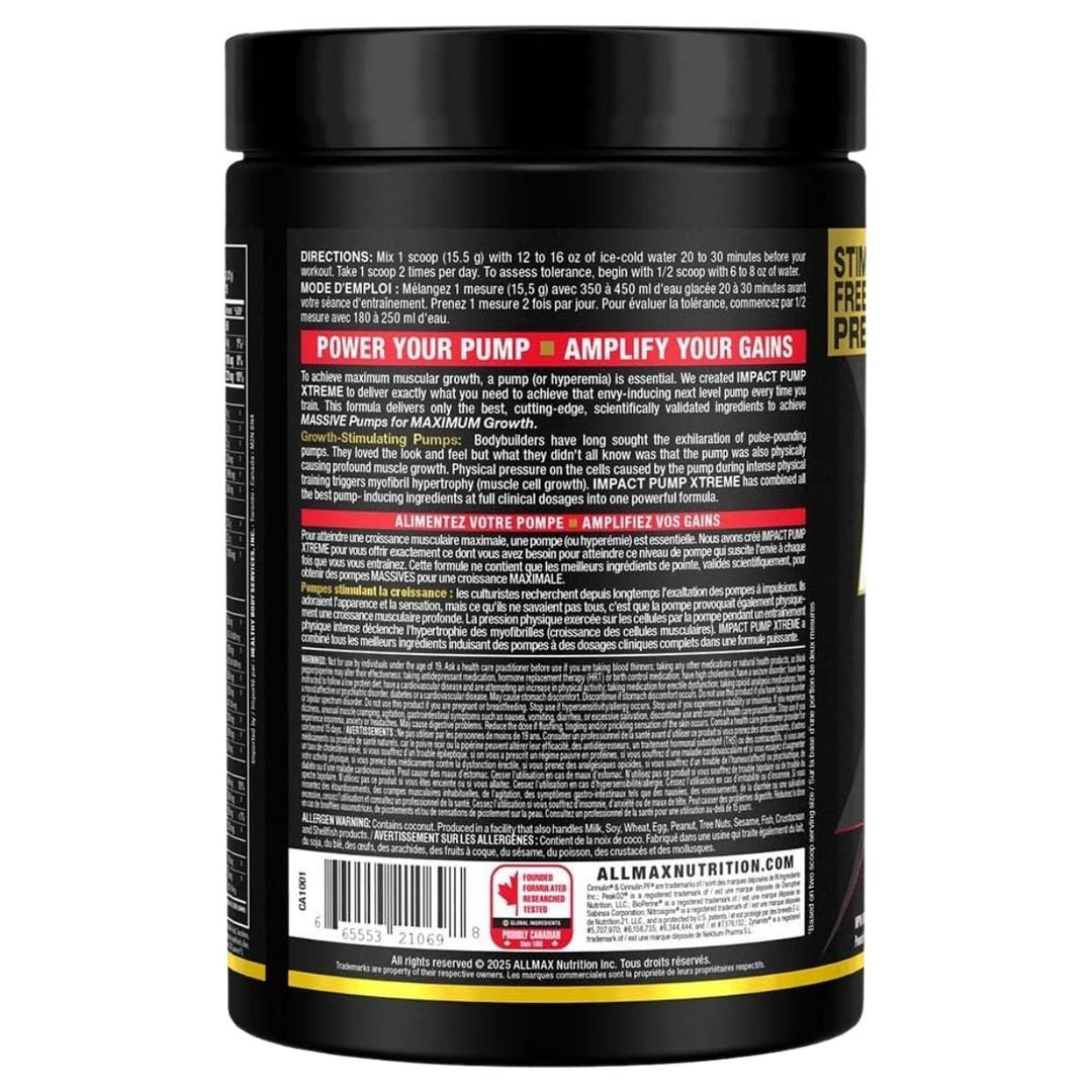 Allmax_Impact_PUMP_Xtreme_Pineapple_Mango_Benefits
