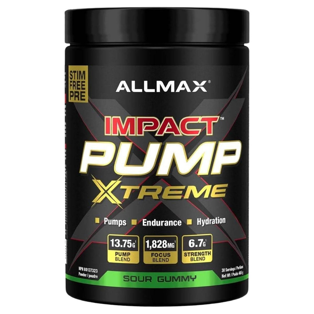 Allmax_Impact_PUMP_Xtreme_Sour_Gummy_Front_Label_Canada