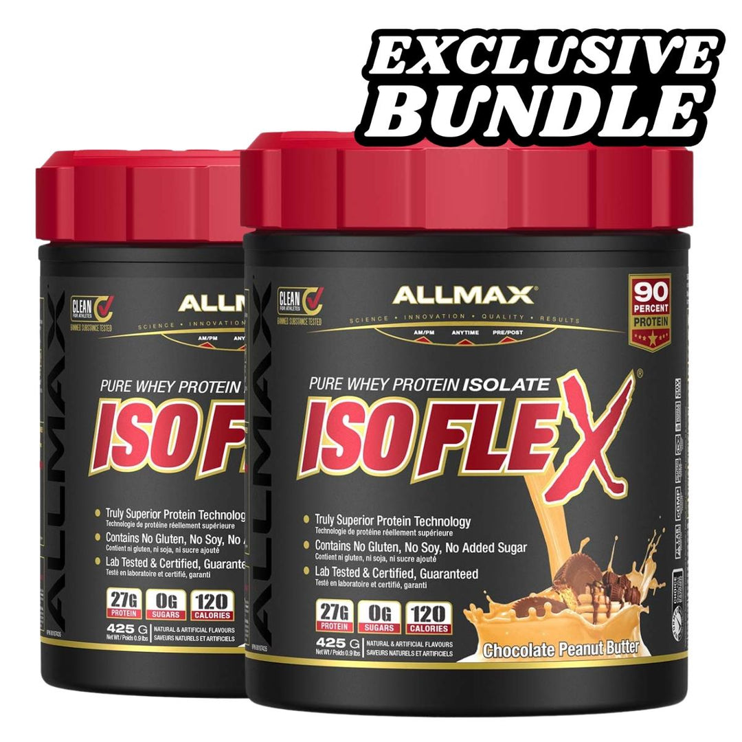Allmax_Isoflex-1lbs_Chocolate_Peanut_Butter_BOGO_Deal