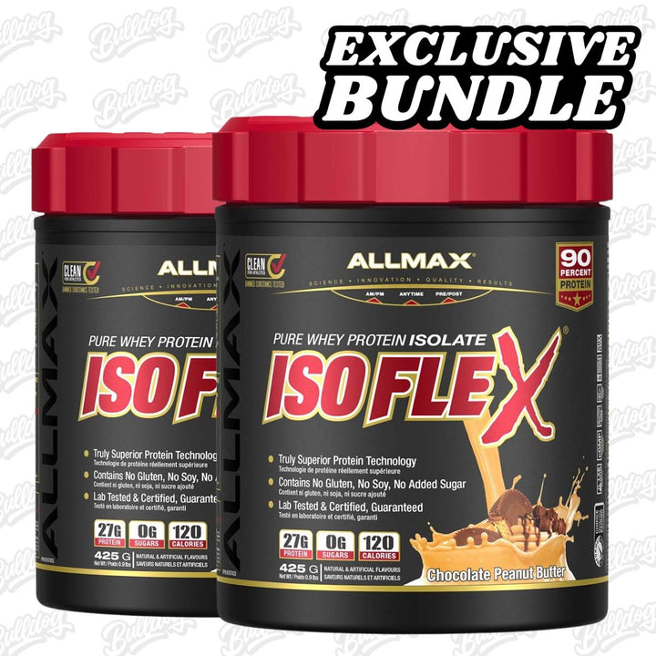 Allmax_Isoflex-1lbs_Chocolate_Peanut_Butter_BOGO_Deal