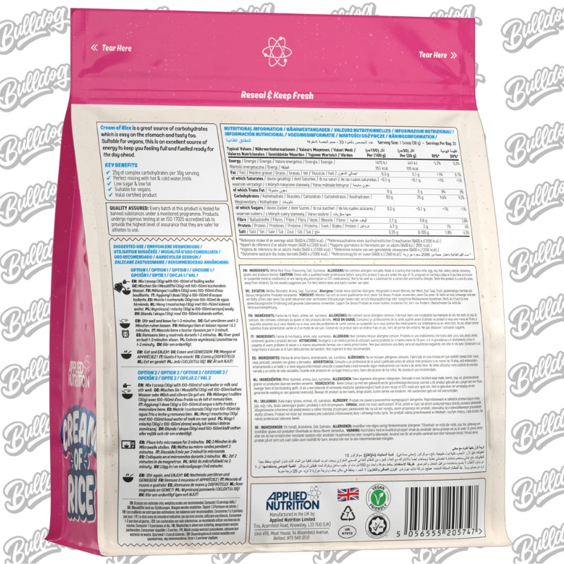 Applied-Nutrition-Cream-of-Rice-Raspberry-Ripple-Nutrition-Facts
