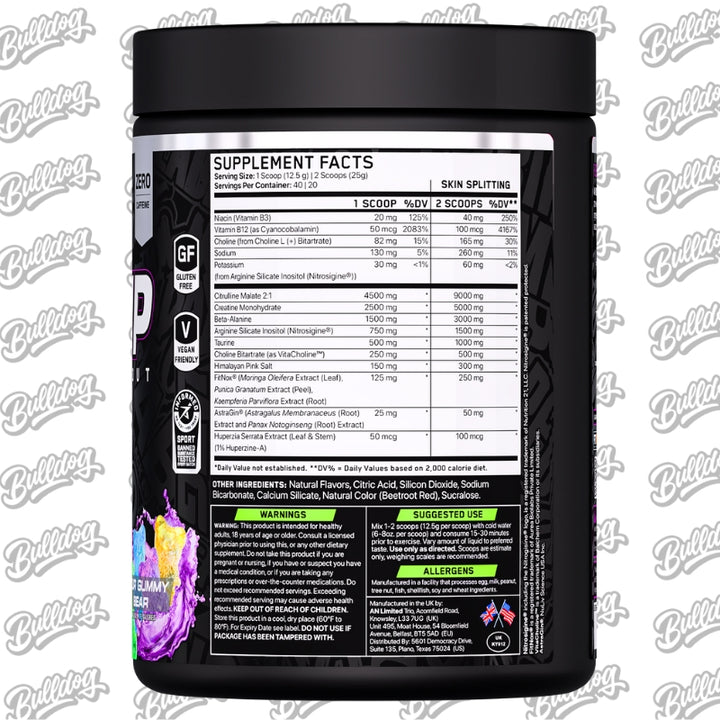 Applied-Nutrition-Non-Stim-Pump-Preworkout-Sour-Gummy-Bear-Nutriiton-Facts