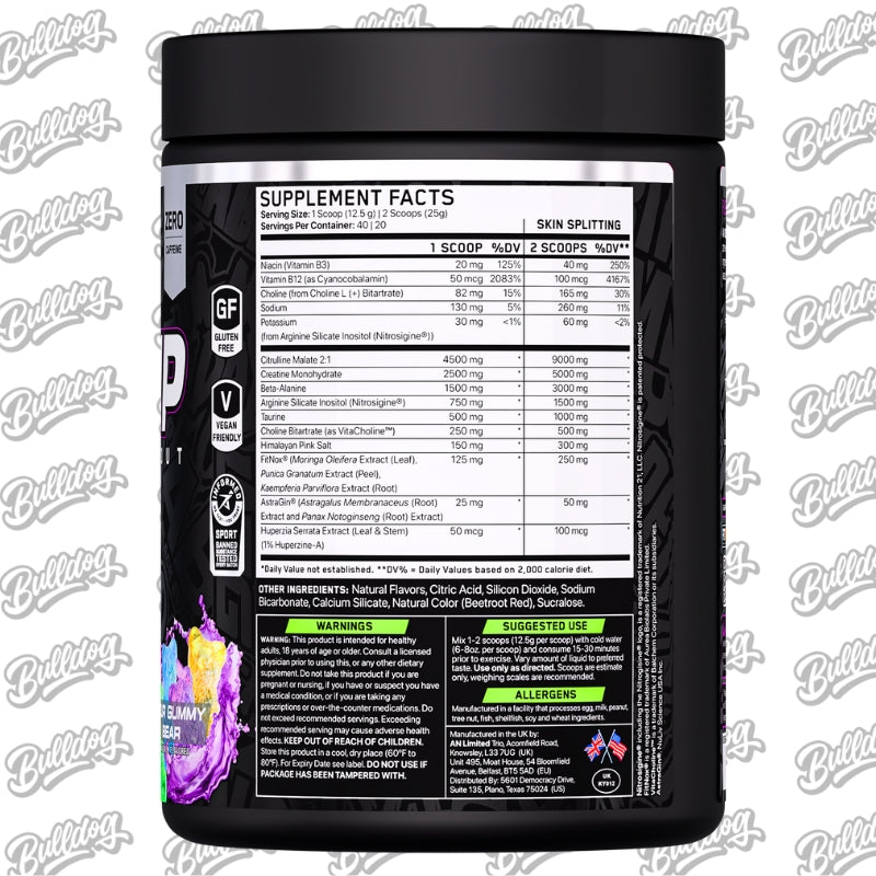 Applied-Nutrition-Non-Stim-Pump-Preworkout-Sour-Gummy-Bear-Nutriiton-Facts
