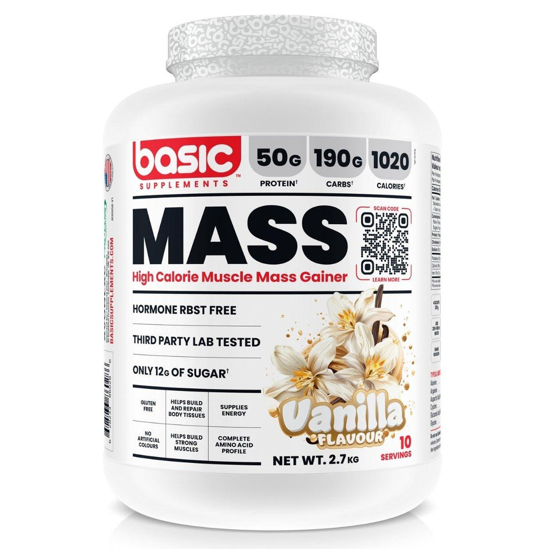 BASIC_Mass_Gainer_6lbs_Vanilla_Front_Label