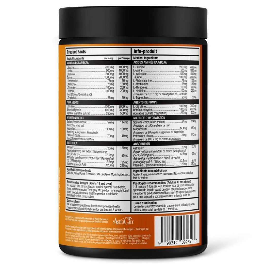 BULL_Nutrition_Amino_Xplode_EAA_BCAA_Orange_Creamsicle_Nutrition_Facts_Label