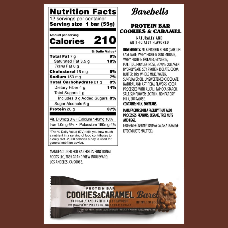 Barebells Protein Bars 12 bars Great Tasting Protein Bars barebells-protein-bars-12-bars-great-tasting-protein-bars