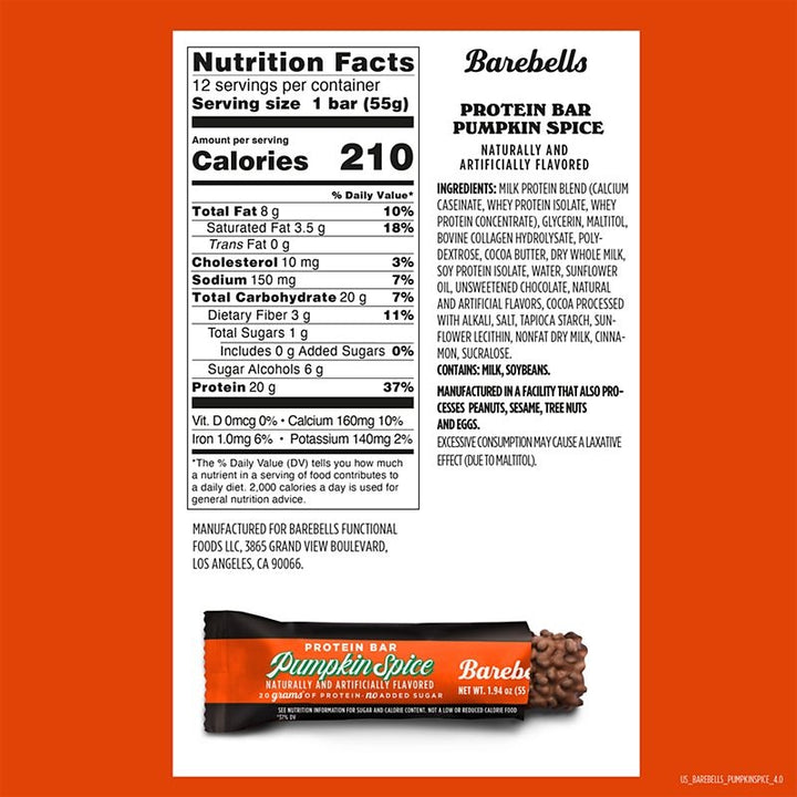 Barebells Protein Bars 12/bars