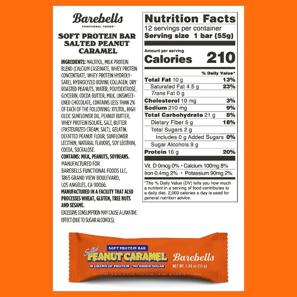 Barebells Soft Protein Bars 12/bars