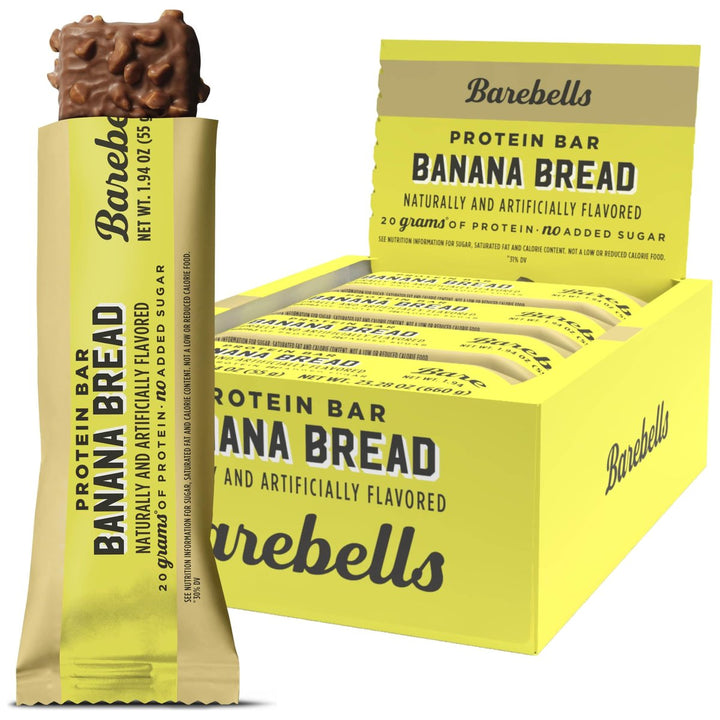 Barebells Protein Bars 12/Bars Banana Bread – Bulldog Nutrition Canada