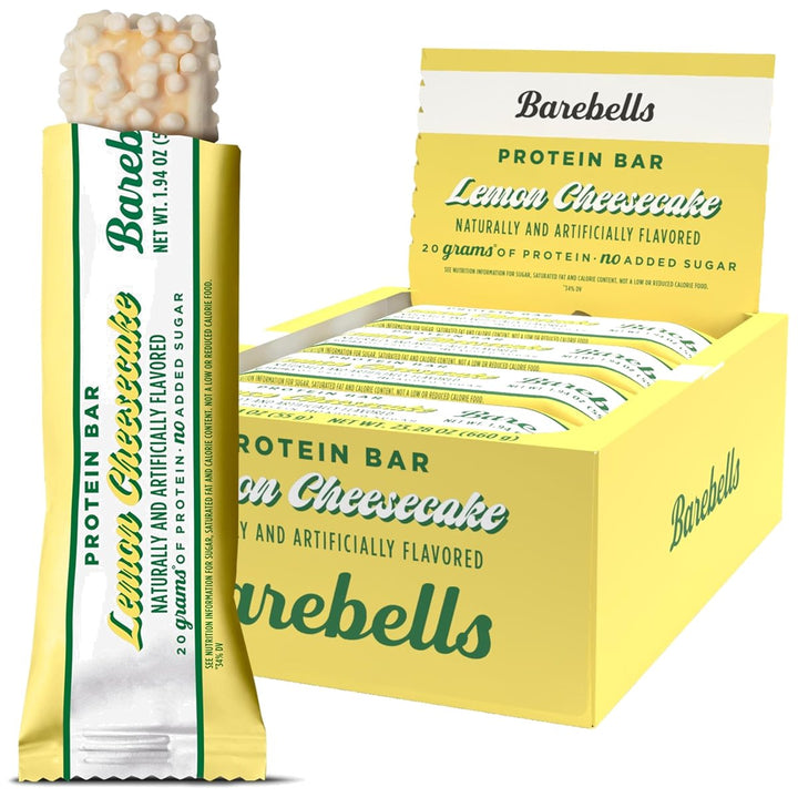 Barebells Protein Bars 12/Bars Lemon Cheesecake – Bulldog Nutrition Canada