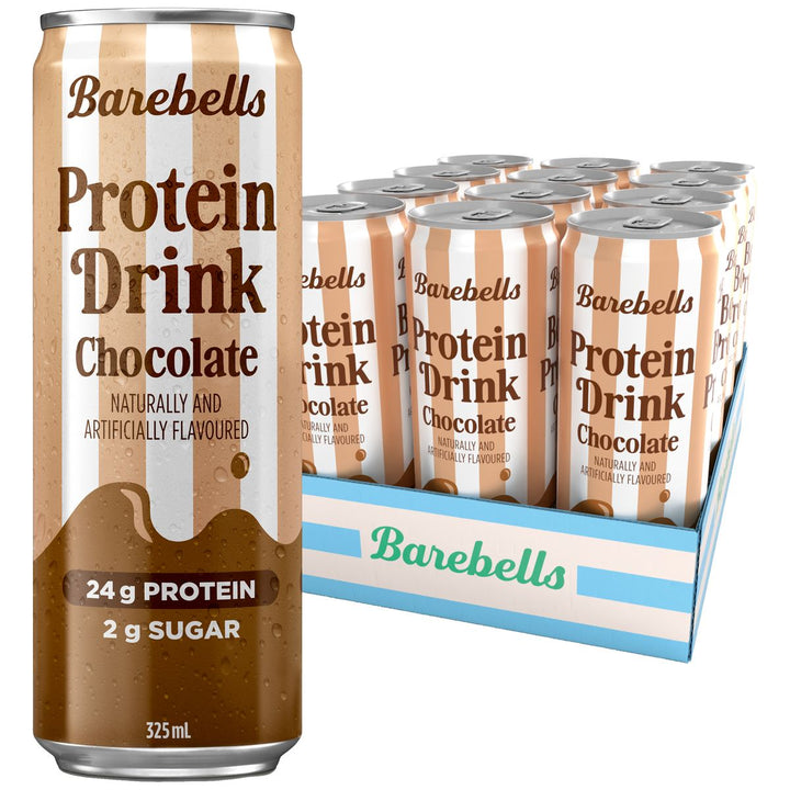 Barebells Protein Drink Case 12 Cans Chocolate – Bulldog Nutrition Canada