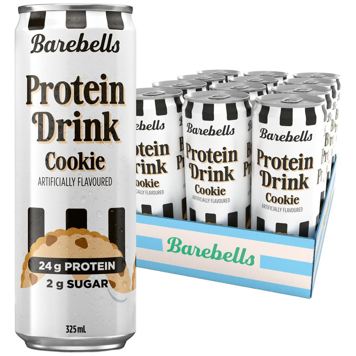 Barebells Protein Drink Case 12 Cans Cookie – Bulldog Nutrition Canada