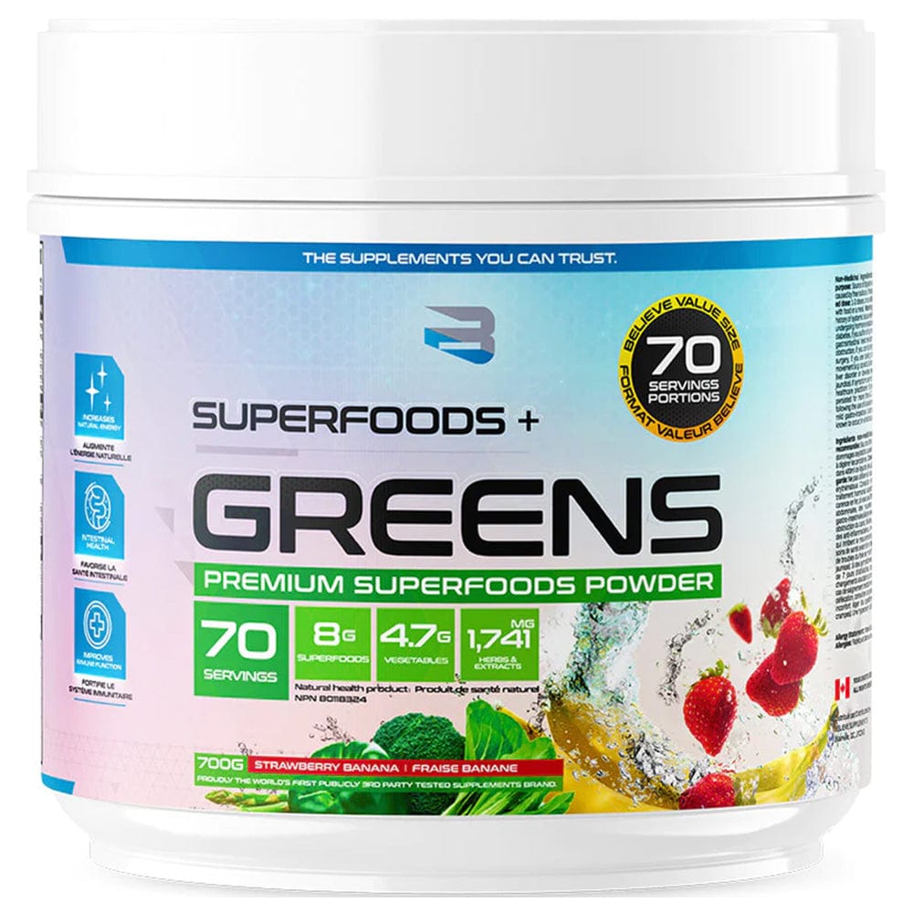 Believe Superfood + Greens, 70 servings | Immune Booster