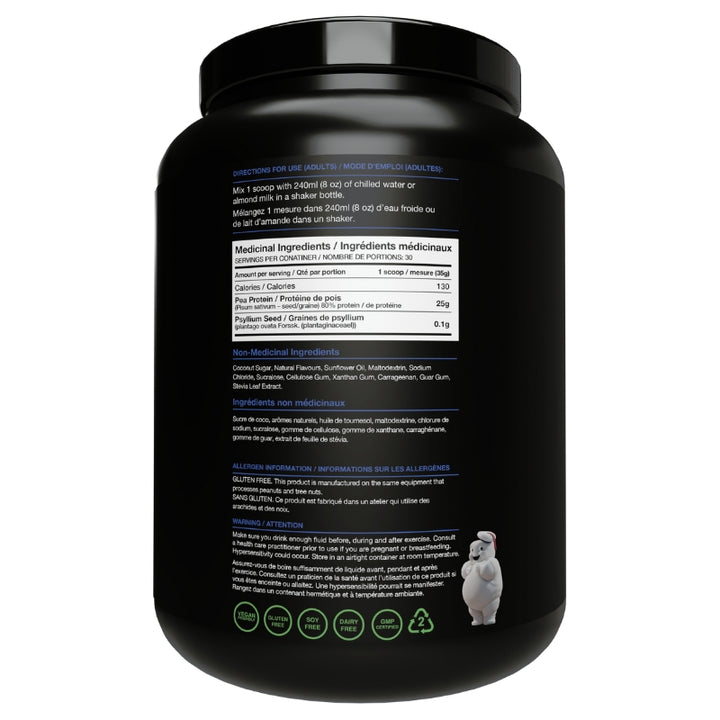 Blessed X Ghostbusters Plant Based Protein Mini Marshmallow Pufts Nutrition Facts