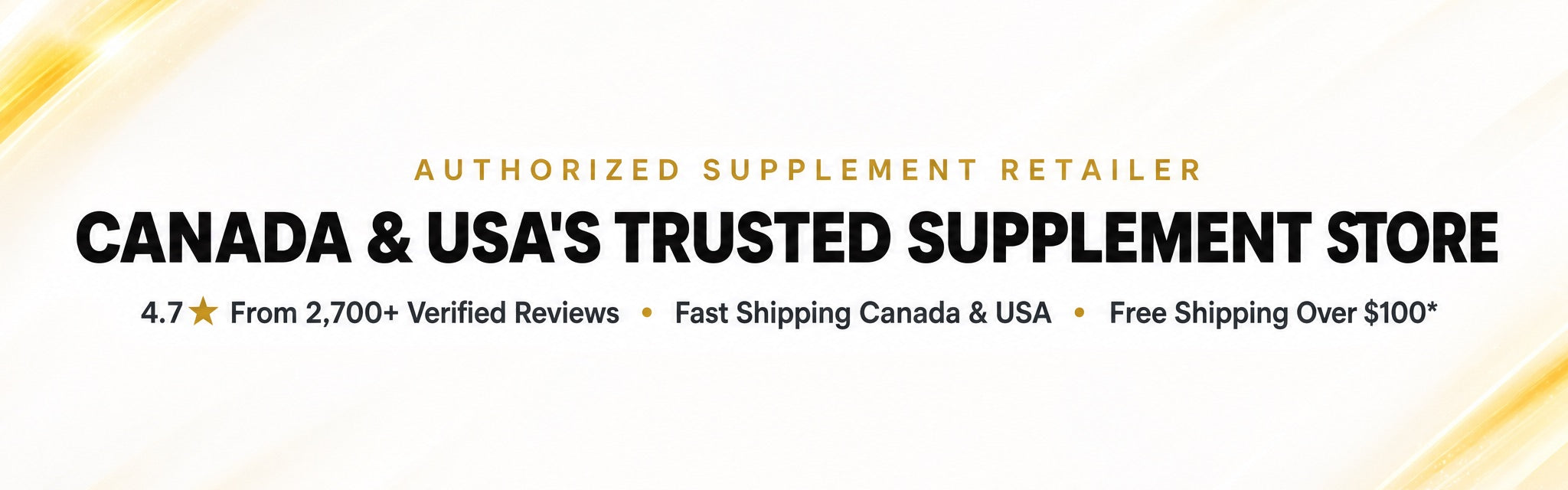 Bulldog Nutrition — Canada & USA's trusted supplement store. Authorized retailer, 4.7 stars from 2,700+ verified reviews, free shipping over $100*