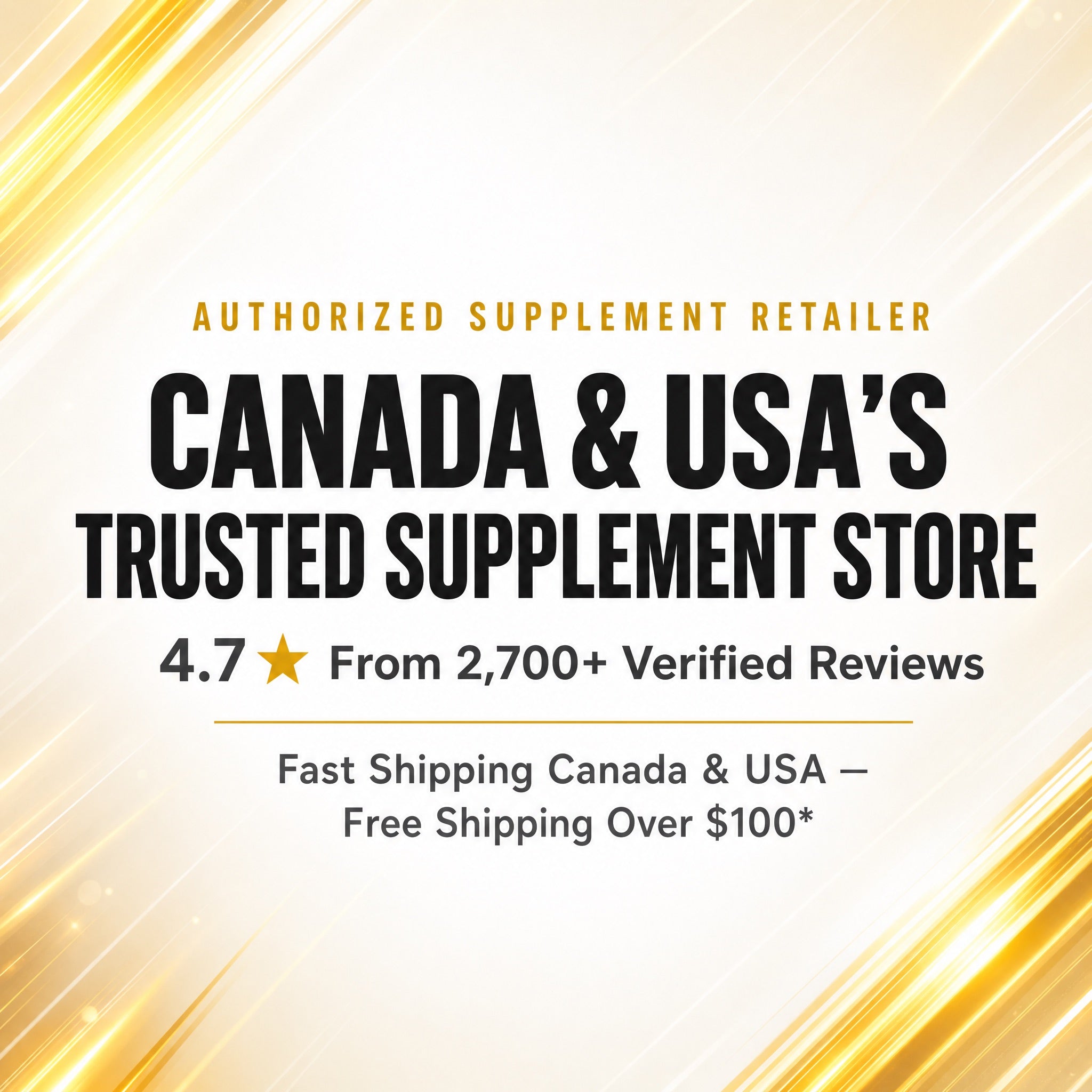 Bulldog Nutrition — Canada & USA's trusted supplement store. Authorized retailer, 4.7 stars from 2,700+ verified reviews, free shipping over $100*