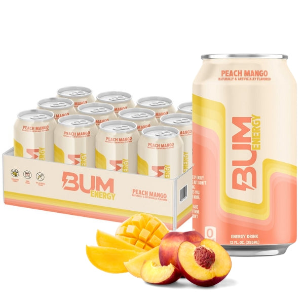 BUM Energy Drink Case Peach Mango 