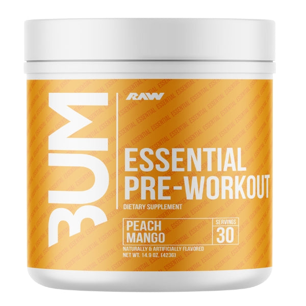 CBUM Essential Pre Workout Peach Mango