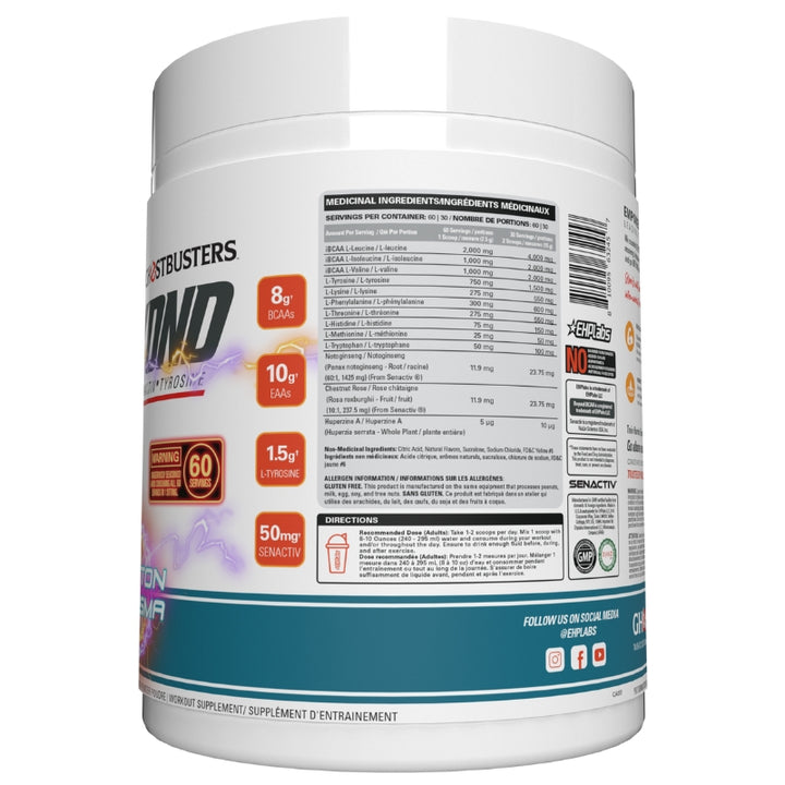 EHP Labs X Ghostbusters Beyond BCAA + EAA Proton Plasma Nutrition Facts