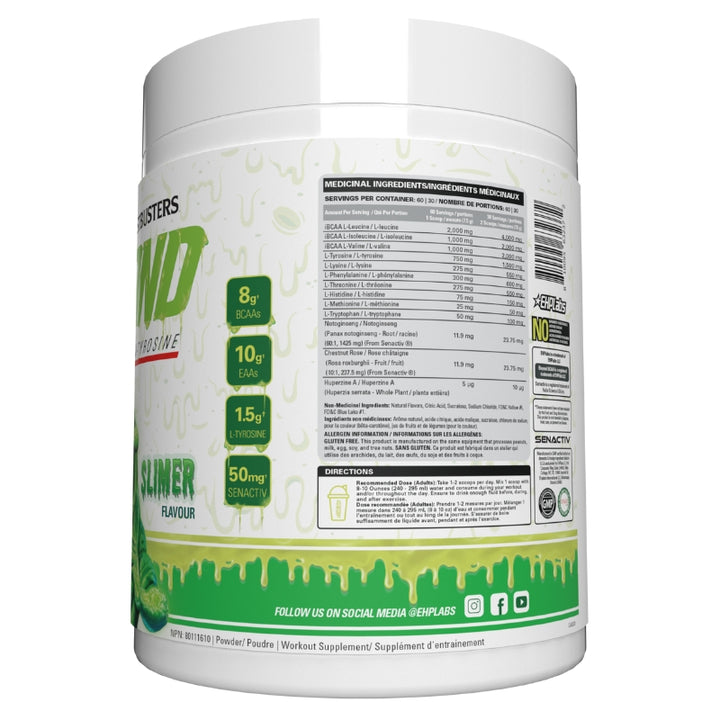 EHP Labs X Ghostbusters Beyond BCAA + EAA Slimer Lime Nutrition Facts