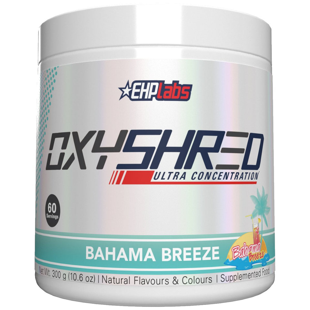 EHP Labs OxyShred Fat Burner 60 Servings Bahama Breeze – Bulldog Nutrition Canada