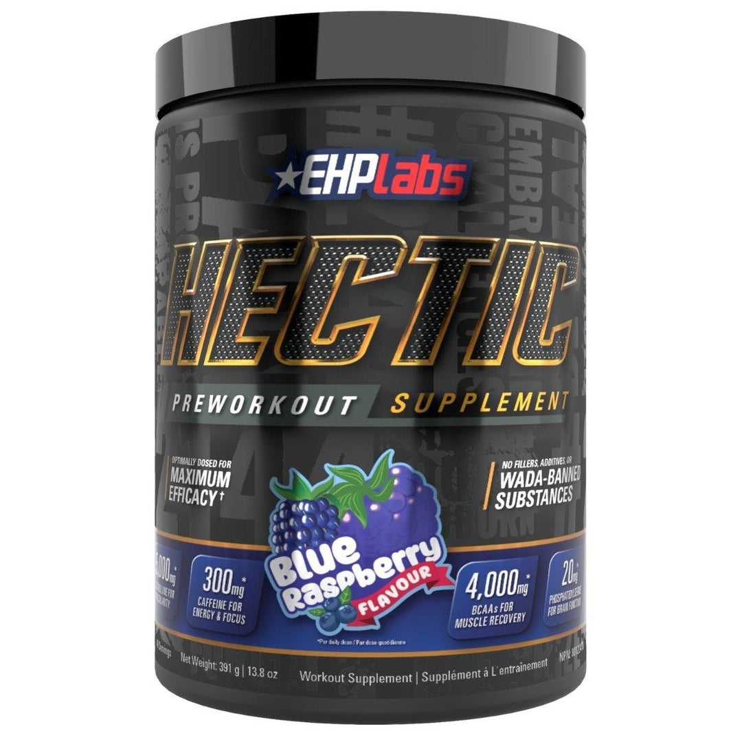EHP_Labs_HECTIC_Pre_Workout_40_serve_Bue_Raspberry_Canada