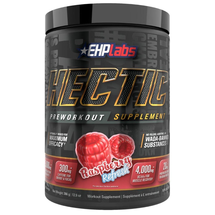 EHP_Labs_HECTIC_Pre_Workout_40_serve_Raspberry_Refresher_Canada
