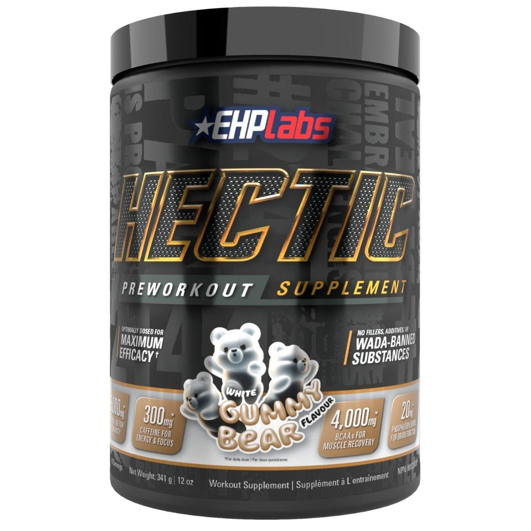 EHP_Labs_HECTIC_Pre_Workout_40_serve_White_Gummy_Bear_Canada