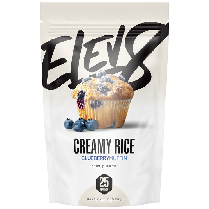 Elev8 Creamy Rice Blueberry Muffin 25 servings bag