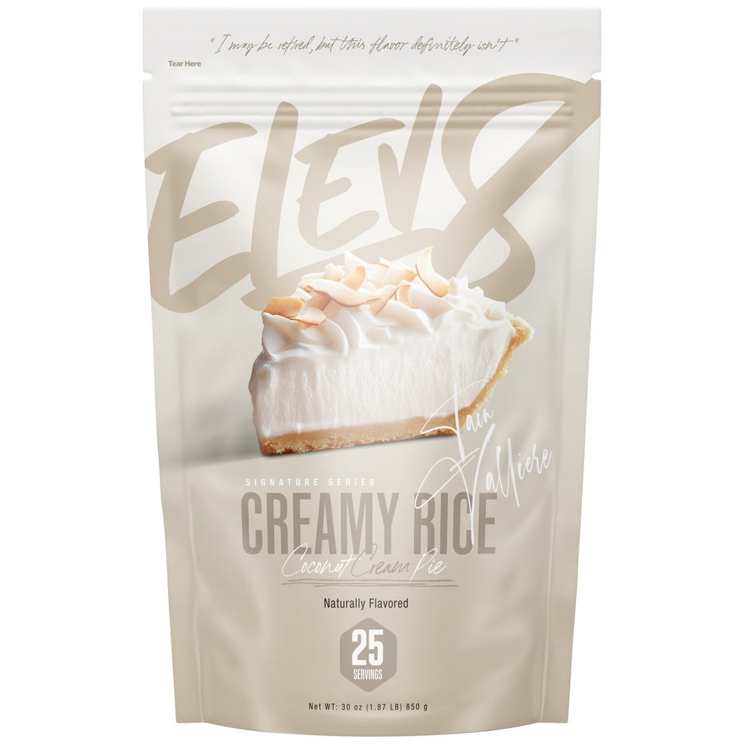 Elev8 Creamy Rice Coconut Cream Pie 25 servings bag