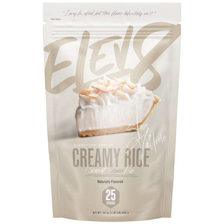 Elev8 Creamy Rice Coconut Cream Pie 25 servings bag
