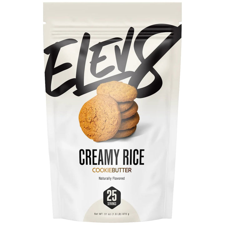 Elev8 Creamy Rice Cookie Butter 25 servings bag