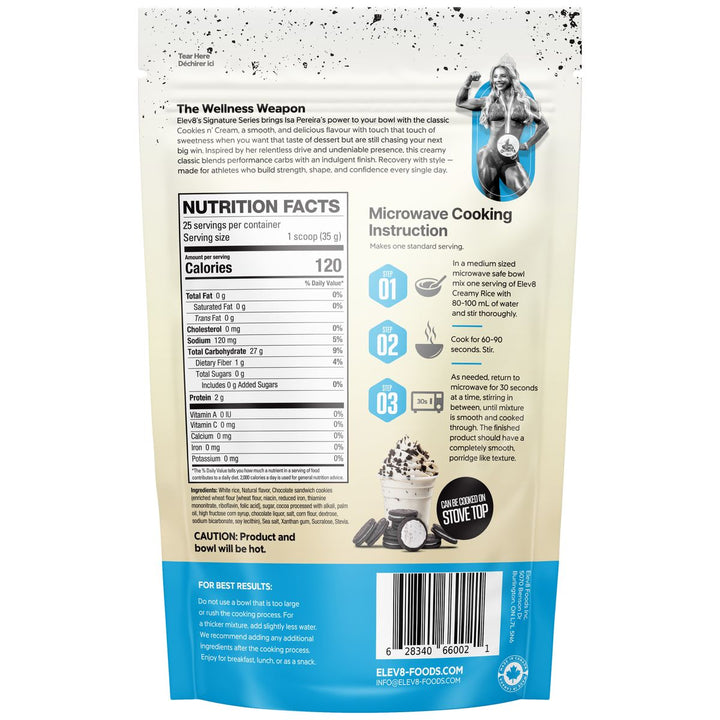 Elev8 Creamy Rice Cookies n&