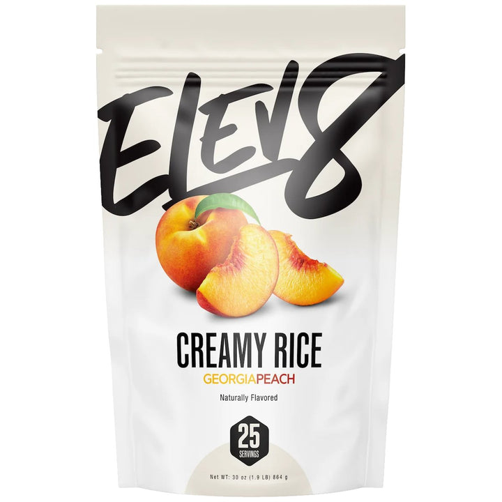 Elev8 Creamy Rice Georgia Peach 25 servings bag