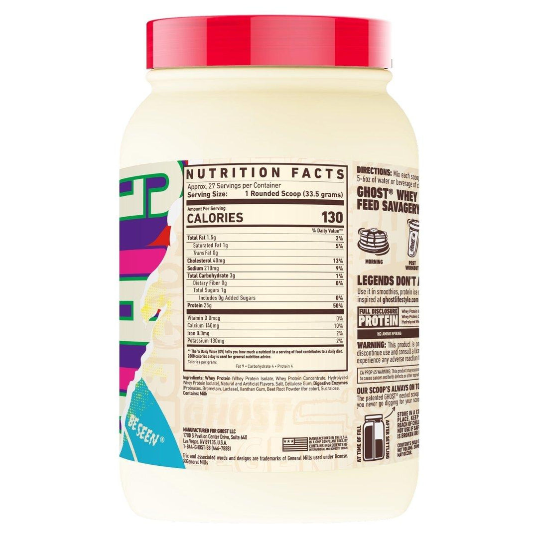 Ghost Whey Protein 2lbs Trix Nutrition Facts