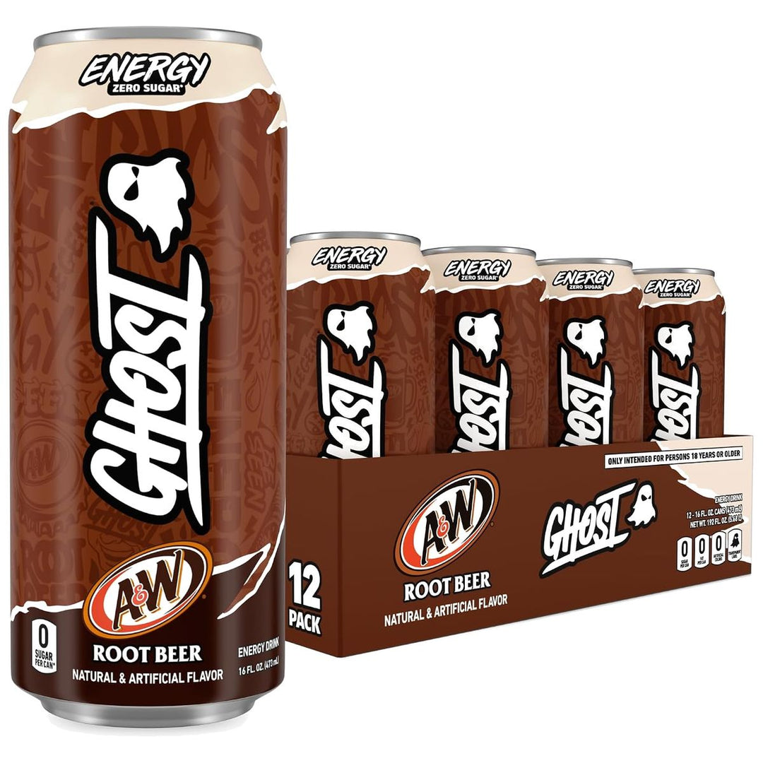 GHOST Lifestyle Energy Drinks 12/Cans A&W Root Beer – Bulldog Nutrition Canada