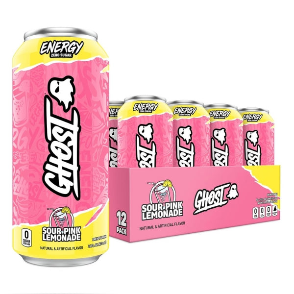 Ghost Energy Drink Case Sour Pink Lemonade
