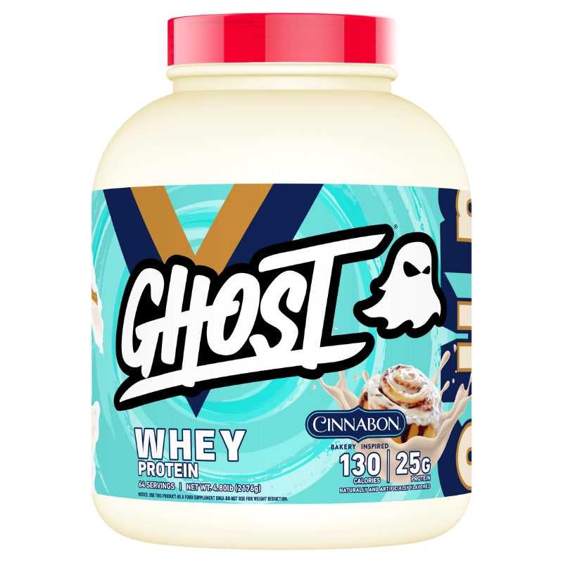 Ghost Whey Protein 5lbs New Cinnabon Flavor Front 
