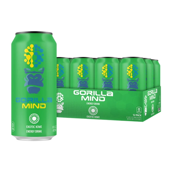 Gorilla Mind Energy Drink Case Exotic Kiwi