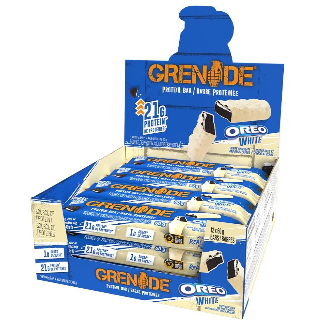 Grenade Protein Bars OREO White Newest Flavor