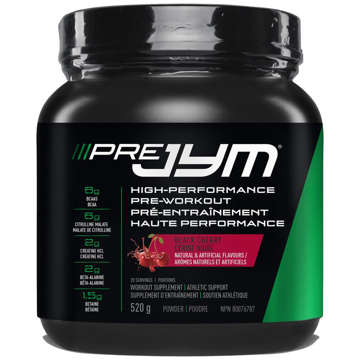 JYM Pre JYM 20 Servings Black Cherry – Bulldog Nutrition Canada
