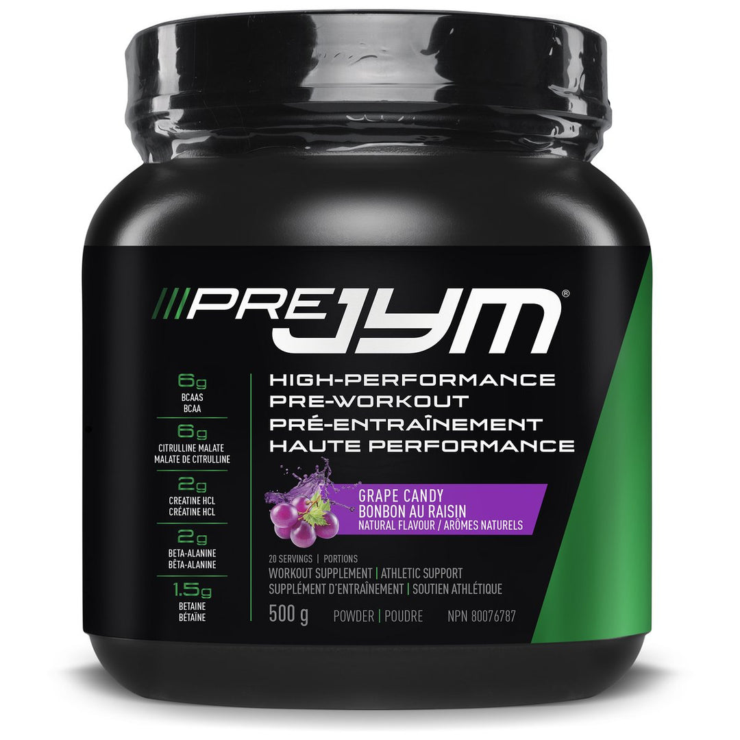 JYM Pre JYM 20 Servings Grape Candy – Bulldog Nutrition Canada