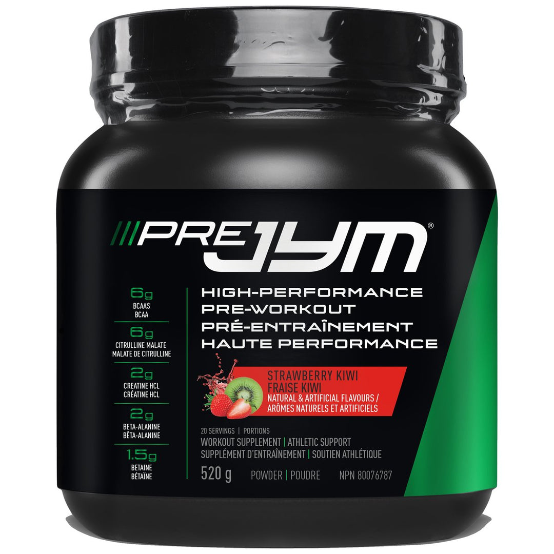 JYM Pre JYM 20 Servings Strawberry Kiwi – Bulldog Nutrition Canada