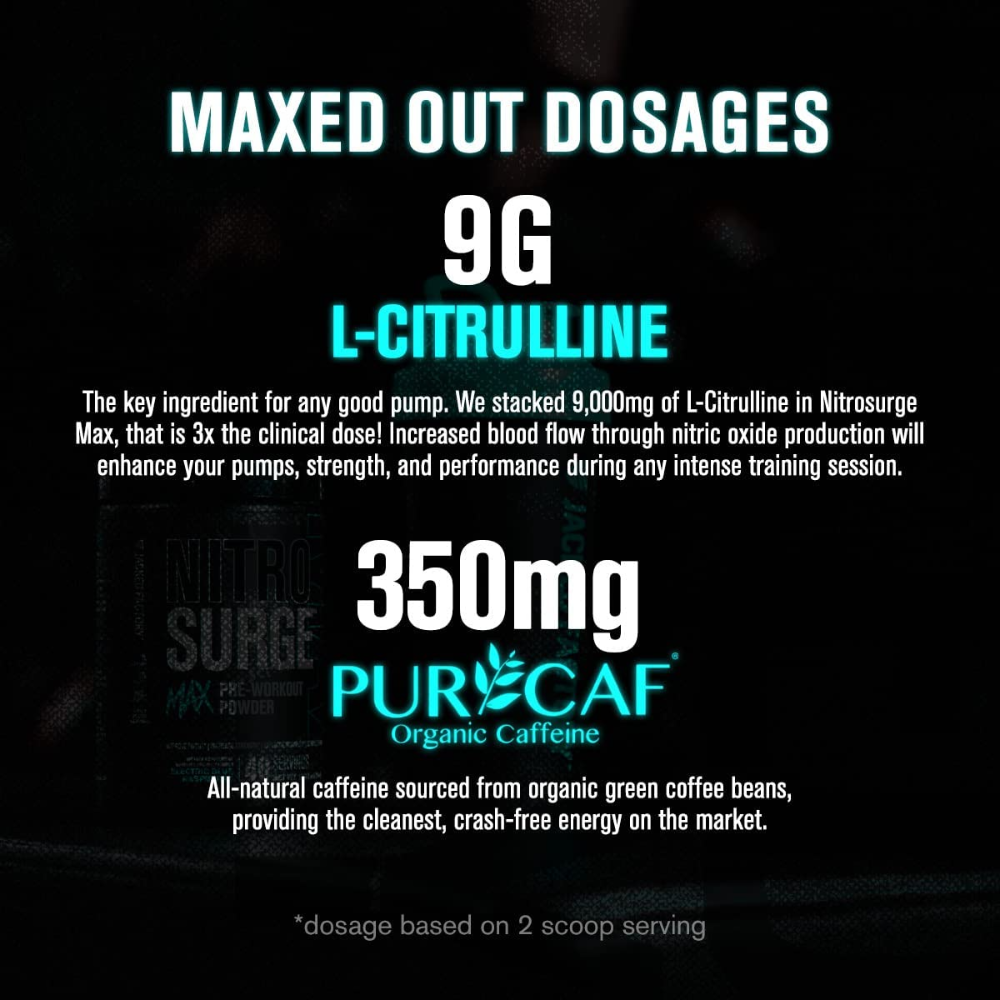 Jacked Factory NitroSurge MAX Pre workout
