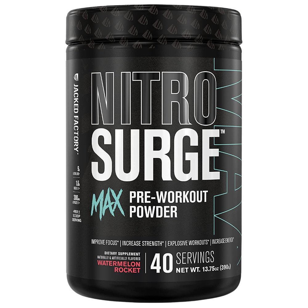 Jacked Factory NitroSurge MAX Pre workout Watermelon Rocket