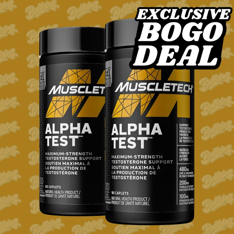 Muscletech Alpha Test 90caps (2-Pack Deal)