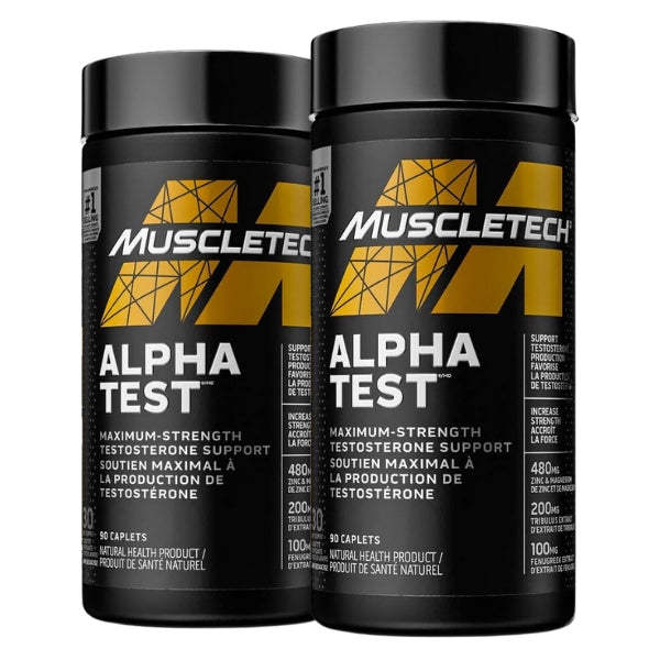 Muscletech Alpha Test Support 2 pack bundle offer